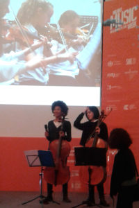 allieve violoncelliste Matilda e Noura