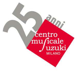 logo speciale 25anni Centro Musicale Suzuki Milano