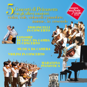 cover 5 concerti al CAM Garibaldi primavera 2022