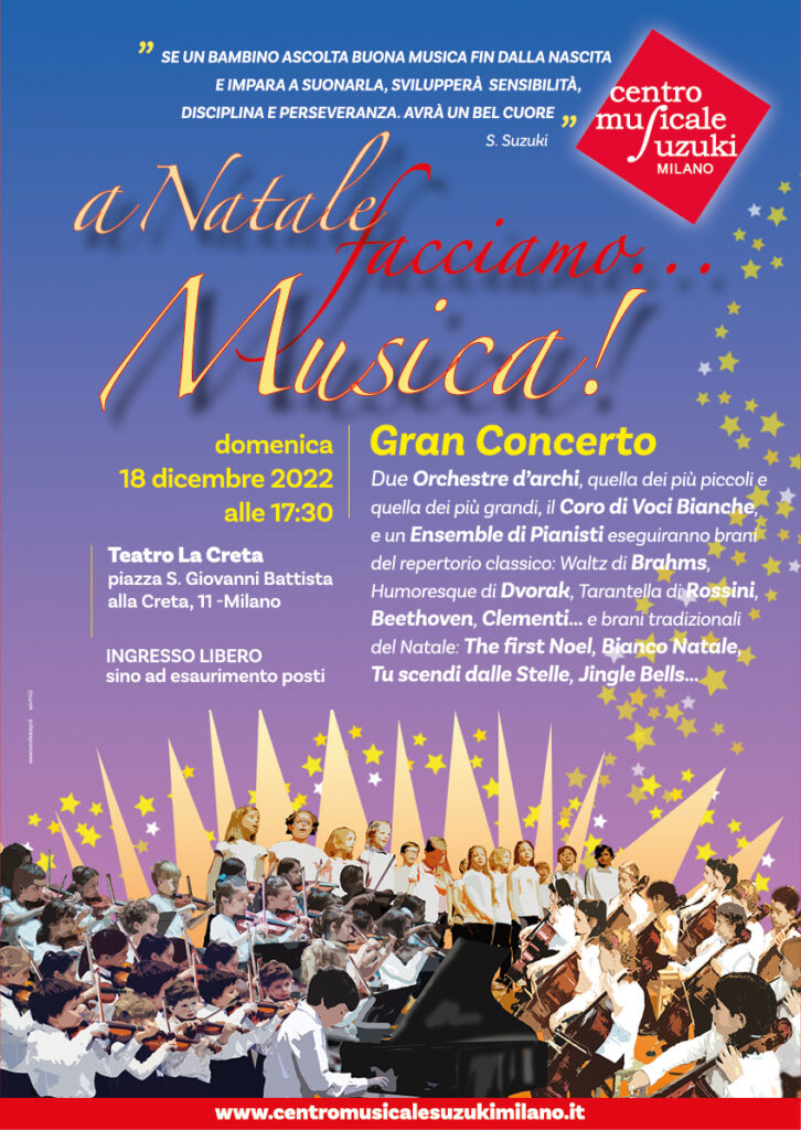 locandina Gran Concerto Natalizio