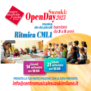 openday Suzuki Ritmica CML1: 14 e 23 settembre 2023